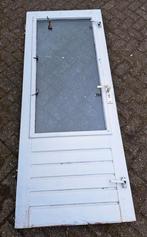 Hardhouten buitendeur - Gebruikt, Ophalen, Gebruikt, 80 tot 100 cm, Buitendeur