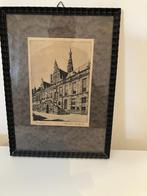 Ets 3 stuks van Jan Zwerver (1907 - 1973), Antiek en Kunst, Ophalen