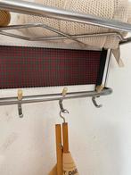 Vintage PILASTRO design wandkapstok jaren ‘50 73cm  L, Gebruikt, Nvt, Minder dan 100 cm, Metaal