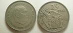PD31255 Spanje Franco 25 peseta 1958, Ophalen of Verzenden, Overige landen, Losse munt