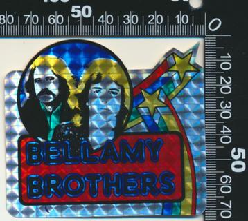 Sticker: Bellamy Brothers (Glittersticker) beschikbaar voor biedingen