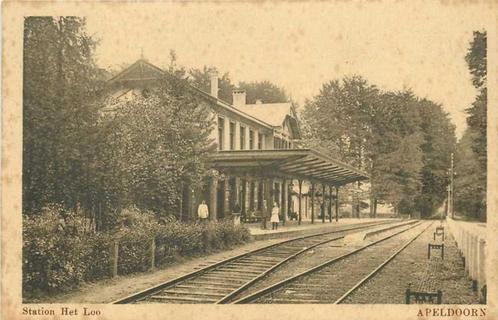 (300-385-015) Apeldoorn Station het Loo, Verzamelen, Ansichtkaarten | Nederland, Gelderland, Verzenden
