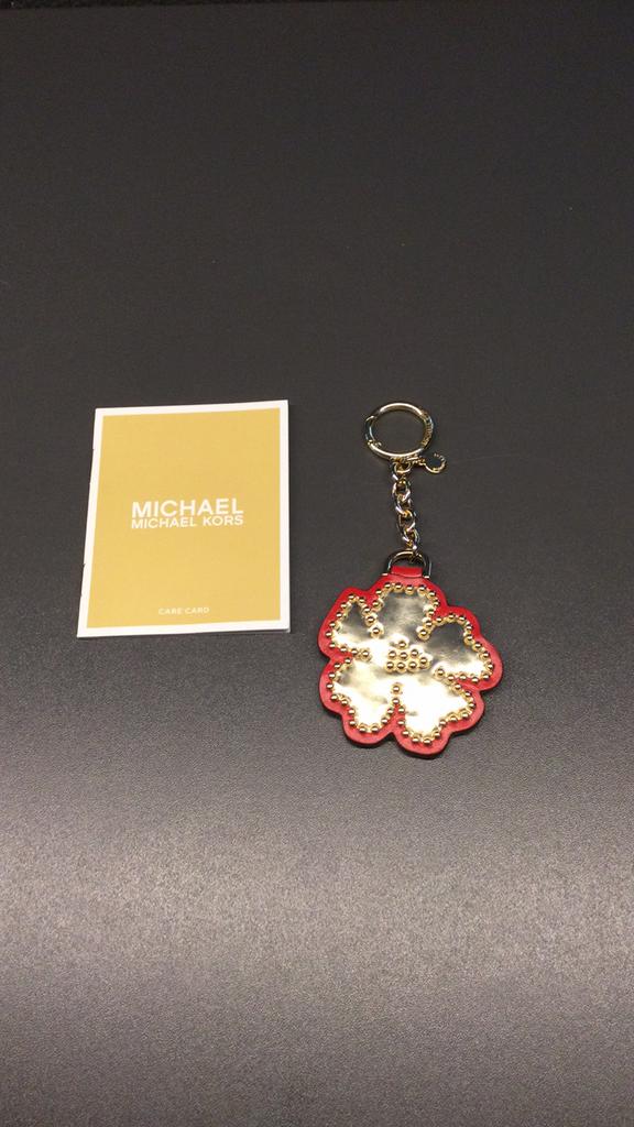 Michael Kors lederen tashanger bloem nieuw, Ophalen of Verzenden, Nieuw