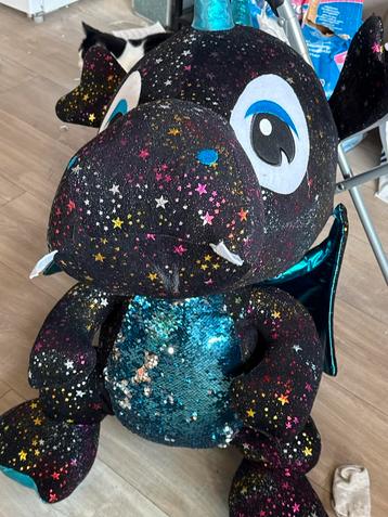 Grote Glitter Draak Knuffel - Caravan Softoys beschikbaar voor biedingen