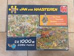 Jan van Haasteren 2x1000 puzzle BBQ en Food Truck Festival, Ophalen of Verzenden, 500 t/m 1500 stukjes, Zo goed als nieuw, Legpuzzel
