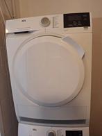 Mooie AEG wasdroger 8 kg, E.-klasse B. Condensdroger, Ophalen, 6 tot 8 kg, Gebruikt, Voorlader