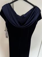 Nieuwe avondjurk donkerblauw velours mt. 44, niet gedragen, Kleding | Dames, Ophalen, Galajurk, Blauw, Maat 42/44 (L)