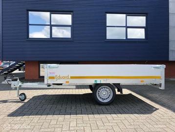 ACTIE! Eduard Enkel-as plateauwagen 256x150x30cm 750kg beschikbaar voor biedingen