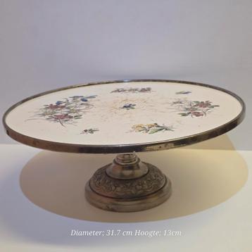 Jugendstil Bloementaart Schaal, Villeroy & Boch? beschikbaar voor biedingen