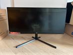 DEFECT! AOC U34G3XM/BK onderdelen, Computers en Software, Monitoren, Ophalen, Aoc, 101 t/m 150 Hz, VA