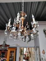 Adv 56 antieke kristallen kroon luchter, Huis en Inrichting, Lampen | Kroonluchters, Ophalen of Verzenden, Zo goed als nieuw