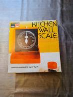 wandweegschaal jaren 70 oranje nieuwstaat tot 3 kilo Hanson, Antiek en Kunst, Ophalen of Verzenden