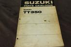 Suzuki TT350 1971 motorcycle parts catalogue TT 350 twin, Ophalen of Verzenden, Suzuki