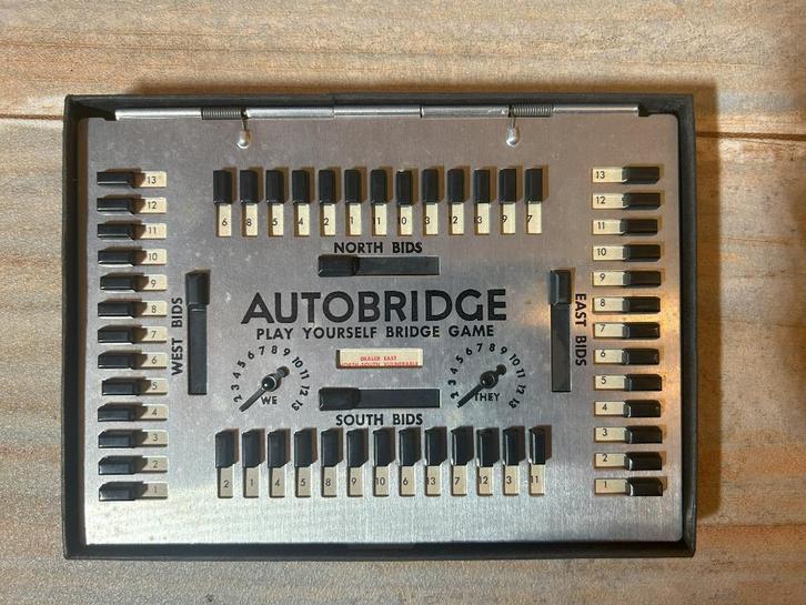 BRIDGE AUTOBRIDGE PATIENCE ZELFSTANDIG BRIDGEN, Hobby en Vrije tijd, Gezelschapsspellen | Kaartspellen, Zo goed als nieuw, Een of twee spelers