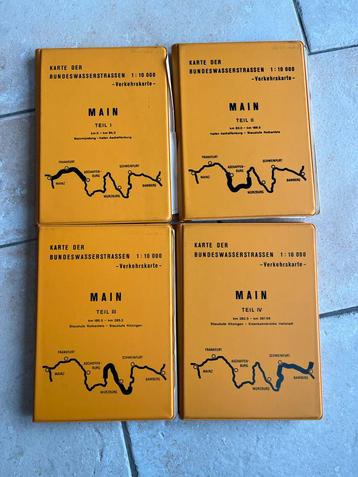 Kaarten Bundeswasserstrassen Main - Compleet! beschikbaar voor biedingen