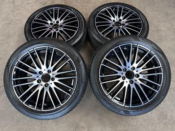 18 inch originele velgen + zomerbanden Mercedes C klasse beschikbaar voor biedingen