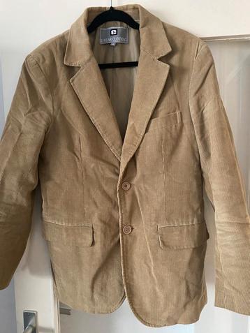Beige Corduroy Colbert E-Wear - Maat M beschikbaar voor biedingen