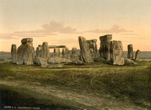 Stonehenge - ca. 1895 - fotoprent, Verzamelen, Foto's en Prenten, Nieuw, Foto, Buitenland, Voor 1940, Verzenden