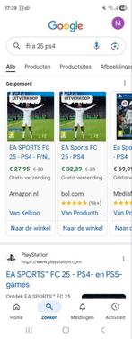 Ps4 fifa 25, Spelcomputers en Games, Ophalen of Verzenden, Zo goed als nieuw, Sport, 3 spelers of meer