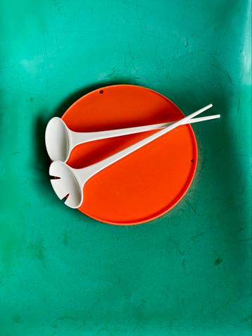 Vintage IKEA space age slabestek opscheplepels set beschikbaar voor biedingen