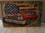 3D schilderij | wanddecoratie | Amerikaanse oldtimer |, Ophalen, Nieuw, Auto