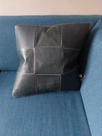 5x Leren Kussensloop Limelight patchwork, Ophalen of Verzenden, Nieuw, Blauw, Vierkant