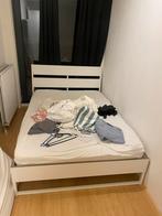 Mooi bed 140cm + Ikea Matrand matras, Ophalen, Wit, 140 cm, Zo goed als nieuw