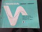 Werkplaatsboek onderdelenboek Honda CB 250T - CB 400T, Motoren, Handleidingen en Instructieboekjes, Verzenden, Honda
