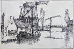 Hobbe Smith (1862-1942) - Vaart met molen, Ophalen of Verzenden