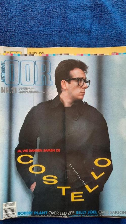 OOR 21-1983 Elvis Costello Robert Plant Billy Joel 10CC Pete, Boeken, Tijdschriften en Kranten, Zo goed als nieuw, Muziek, Film of Tv