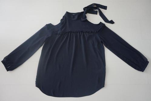 Riani blouse halter top blauw zijde maat M / 38, Kleding | Dames, Blouses en Tunieken, Zo goed als nieuw, Maat 38/40 (M), Blauw