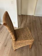 x4ea Rotan stoelen in goede staat, Huis en Inrichting, Stoelen, Ophalen, Bruin, Zo goed als nieuw, Eén
