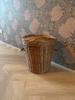 Mooie rieten mand met deksel, Ophalen, Gebruikt, Overige materialen, Minder dan 50 cm