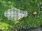hanglamp, klassiek glas, Huis en Inrichting, Lampen | Hanglampen, Ophalen of Verzenden, Gebruikt, Glas, Minder dan 50 cm