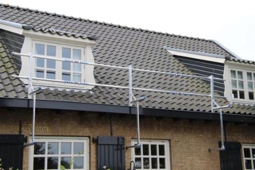 ASC Dakrandbeveiliging 9m hellend (schuin en plat dak), Doe-het-zelf en Verbouw, Steigers, Zo goed als nieuw, Daksteiger, Ophalen