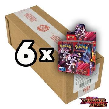 Gezocht: 2x Pokemon Destined Rivals boosterbox case  beschikbaar voor biedingen