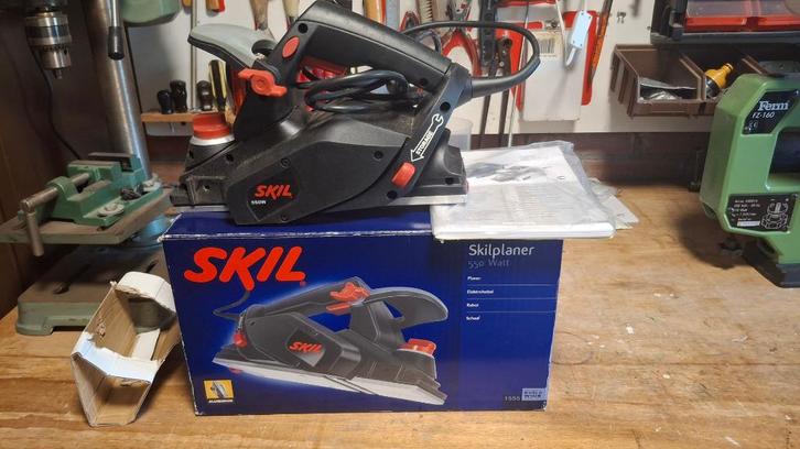 Skil elektrische schaafmachine, Doe-het-zelf en Verbouw, Schaafmachines, Gebruikt, Elektrisch, Ophalen of Verzenden