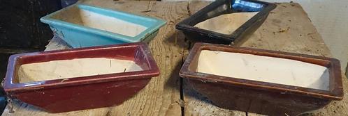 Vintage bakjes voor Bonsai, cactus, kleine  plantjes, Hobby en Vrije tijd, Overige Hobby en Vrije tijd, Nieuw, Ophalen