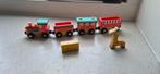 Janod Story - trein circus, Kinderen en Baby's, Speelgoed | Houten speelgoed, Ophalen of Verzenden, Gebruikt, Duw- of Trekspeelgoed