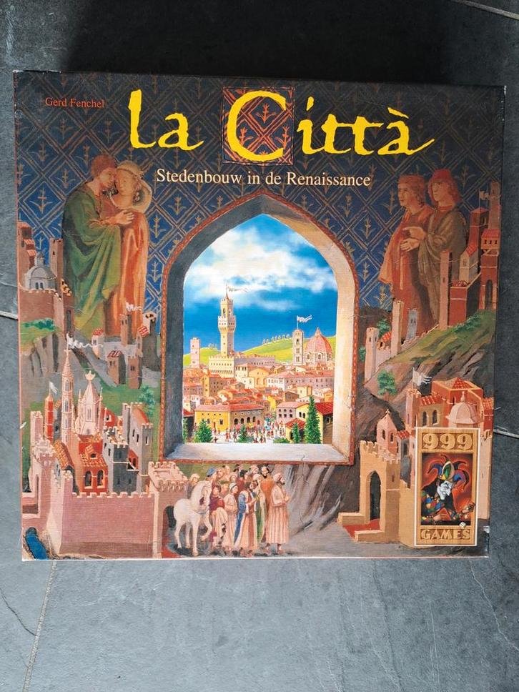 La Citta - Stedenbouw in de Renaissance, Hobby en Vrije tijd, Gezelschapsspellen | Bordspellen, Zo goed als nieuw, Drie of vier spelers
