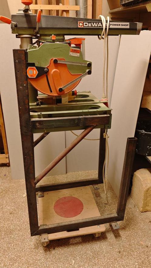 De Walt powershop radiaalzaag, Doe-het-zelf en Verbouw, Gereedschap | Zaagmachines, Gebruikt, Overige typen, 1200 watt of meer
