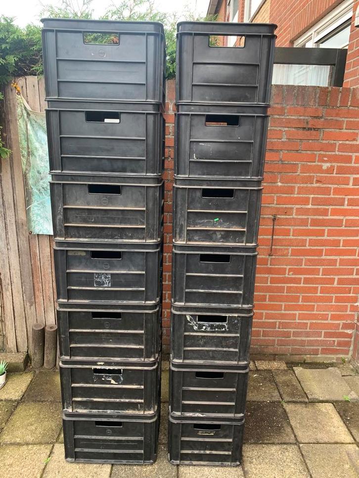 Stevige fietskrat,opbergbak,kunststofkrat,kunststofbak, Hobby en Vrije tijd, Overige Hobby en Vrije tijd, Zo goed als nieuw, Ophalen of Verzenden