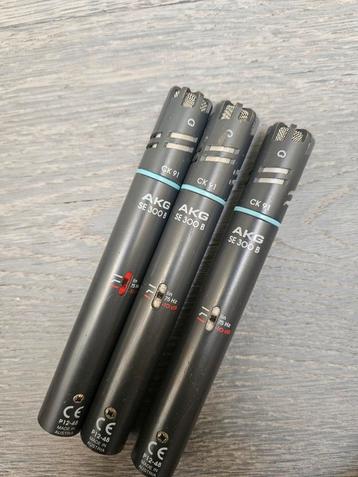 AKG SE 300B CK 91 Condensatormicrofoons beschikbaar voor biedingen