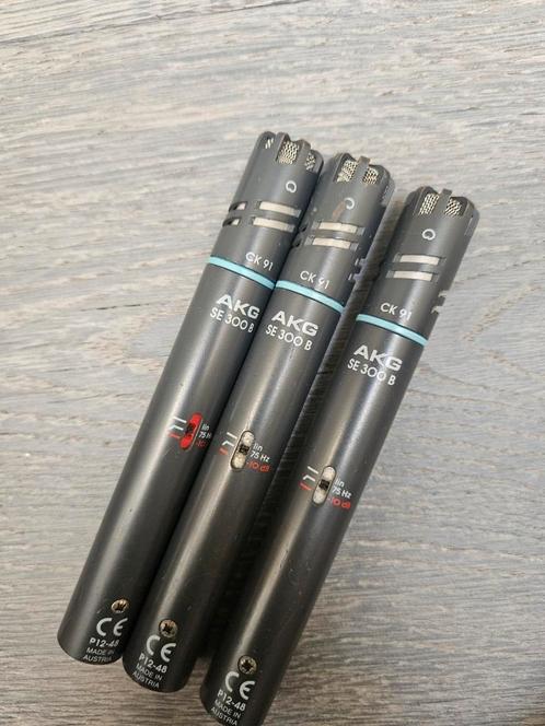 AKG SE 300B CK 91 Condensatormicrofoons, Muziek en Instrumenten, Microfoons, Gebruikt, Ophalen of Verzenden
