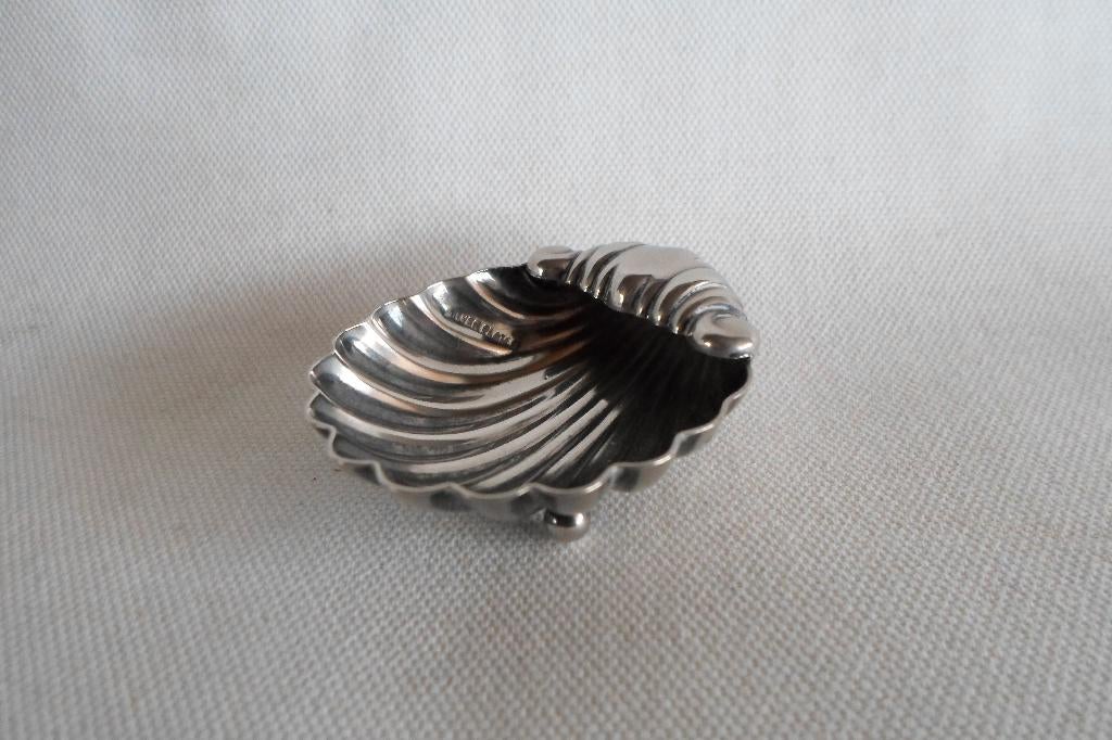 Olri Italiaans Zout Bakje Verzilverd, Antiek en Kunst, Ophalen of Verzenden