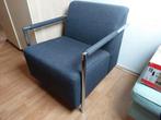 Fauteuil met stalen frame - 2 stuks, Ophalen, Gebruikt, Minder dan 75 cm, 50 tot 75 cm