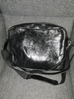 Liberty London zwart leren laptoptas, Ophalen of Verzenden, 15 inch, Zo goed als nieuw, Schoudertas