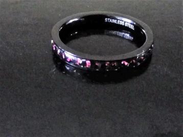  AA1 Zirkon Melano Ring - Amethyst 19 mm  beschikbaar voor biedingen