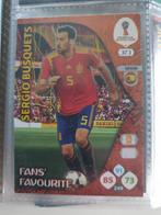 Panini Adrenalyn WK 2018 #373 Fans Favourite Sergio Busquets, Ophalen, Plaatje