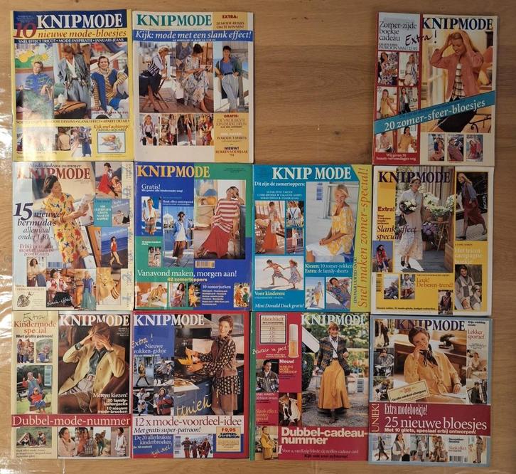 Knipmode jaargang 1994 1995 1996, Hobby en Vrije tijd, Kledingpatronen, Zo goed als nieuw, Vrouw, Knipmode, Ophalen of Verzenden
